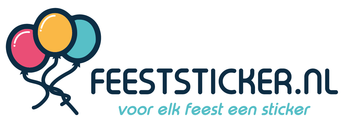 Feest Sticker | verjaardag | geboorte | jubileum | kliko stickers